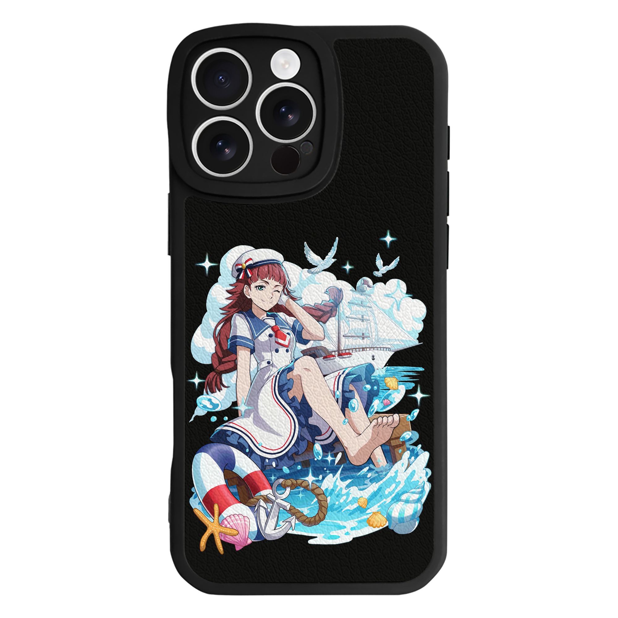 （画像用） 文豪ストレイドッグス Bungo Stray Dogs 【iPhone 16シリーズ対応】シリコンスマホケース（レザー調） 材質：シリコン